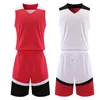 Ensembles de course Personnalisable Hommes Femmes Doubleside Basketball Jersey Sport Kit Vêtements Respirant Réversible Uniformes 230821