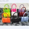 Borse 2023 Fashion Woman Borse Bag della gelatina fatta per gelatina a mano Candy Outdoor Woman Small Borse Casual Messenger HKD230822