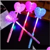 Autres fournitures de fête d'événement Vente Concert Light Stick Star Hollow Glow Magic Bunny Enfants Flash LED Jouet Cadeau Drop Livraison Accueil Dh3Dl