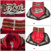 Pantalones cortos para hombres Troncos de boxeo profesionales para hombre y mujer, pantalones cortos bordados de MMA, troncos de entrenamiento de Kickboxing de combate, pantalones para niños y niñas, pantalones de Muay Thai 230822