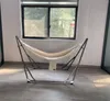 Camp Furniture Swing Chair For Balcony Suspended Folding Bracket Hammock Convenient To Carry Outdoor Garden Camping Leisure