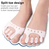 Shoe Parts Accessories Silicone Metatarsal Pads Toe Separator Pain Relief Foot Ortics Massage Insoles Forefoot Valgus Corrector Care Tool 230821