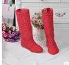 Boots children classic summer girls shoes boots Knitting hollow children's shoes Network fashion boots for girls R230822