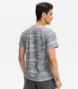 LL-01214 men's sports loose T-shirt outdoor training gym running camouflage quick-drying breathable short-sleeved please check the size chart to buy Sportswear