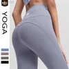 2023 Desginer Al Yoga pantalones ajustados de cintura alta levantamiento de cadera Fitness Running Capris prendas de vestir y mallas de secado rápido
