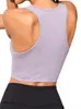 Traje de yoga 2023 Mujeres Sexy Sports Bra Gym O Cuello Sin mangas Crop Top Mujer Ropa deportiva sin costuras Push Up Entrenamiento Fitness Chaleco Tops