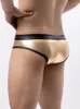 Mutandine da uomo mutande pura brillantemente lingerie sexy a bassa busta di rigonfiat di rigonfiatura slip di biancheria intima in Now man sissy patchwork