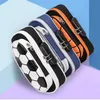 Learning Toys Sports Football Stationery Box Pencil Case for Boys Large Capacity with Safety Lock Double Layers Kawaii Pencil Cases for Girls