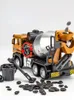 Diecast Modelo 1 50 Escala Aleación Excavadora Juguetes Simulación Ingeniería Conjunto Niños Niños Regalo Niños Camión Grúa Bulldozer Vehículos de juguete 230821