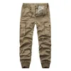 Herenbroek Drop Autumn Men Militaire vrachtbroek Katoen Casual Camouflage Zietbakken Joggers PANTALON HOMBRE 3038 XP29 230821