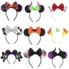 Acessórios para o cabelo 10pcslot por atacado Halloween mouse orelhas da cabeça Festival Festival Party Cosplay Pumpkin Devil Bow Women Girls Diy Hair Acessórios 230821