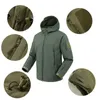 Jackets masculinos Homens dos EUA Militar de lã térmico de inverno Jaqueta tática ao ar livre casaco com capuz de capuz Militar de caminhada ao ar livre Jaquetas de exército 230822