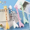 Peça lytwtw kawaii giraffe giraof gelat gel caneta papelaria escolar escritório suprimento crianças criativas criativas doces pretady presente