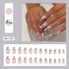 False Nails 24st Artificial With Adhesive Long Almond Y2K Press On Ins Style Fake Art Full Cover Manicure Nail Tips