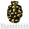 Erkek Hoodies Ginkgo Biloba Sıradan Çift Yapraklar Baskı Güzel Grafik Sweatshirts Sonbahar Uzun Kollu Klasik Büyük Boy Hoodie