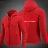 Men's Hoodies Sweatshirts Kia Motors 2023 Men's Solid Color Long Sleeve Fashion Zipper Hoodie Coat Hoodie Top Q230822