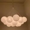 Lampy wiszące nordyckie panet księżyc Designer Kreatywny restauracja sypialnia lampa bąbelkowa piłka netto celebrytka ins salon
