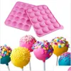 Baking Moulds 20 Holes Round Lollipop Sile Mod Spherical Chocolate Cookie Candy Maker Pop Mold Stick Tray Cake Mods Drop Delivery Ho Dhktt