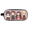 Cosmetic Bags Cases Cartoon Demon Slayer kids pencil case Boys Girls fashion Messenger Bag Children School Shoulder students 230821