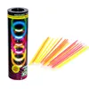 Other Event Party Supplies 100pcs Fluorescence Light Glow Sticks Bracelets Necklaces Neon For Wedding Bright Colorful Stick 230821