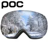 Ski Goggles Ski Goggles Мужчины Женщины Зимние антифог Снежные очки лыж с бесплатной маской двойной слои UV400 Snowboard Goggles 230822