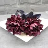 Dekorative Blumen Kränze Erdbeer 1pc Seide Schwarze Rose Künstliche Blumenkopf Bouquet Home Wohnzimmer Hochzeit Weihnachten Halloween Jahr Dekoration 230822