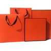 Cadeau cadeau entier mode grande boîte orange sac fête activité mariage fleur écharpe sac à main bijoux emballage décoration290l