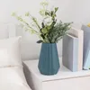 Vases Vase de fleur créatif fleurs artificielles arrangement pot conteneur non cassable pot de fleurs pour la cuisine de mariage décoration de la maison