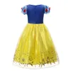 Cosplay Girls Princess Cosplay Sukienki Ubrania dziecięce Ubrania Prezent Gown Ball Kostium urodzinowy przez 210 lat 230822