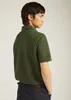 Mens T Shirts Summer Loro Piana Cotton Casual Short Sleeve Green T-Shirts