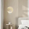Wandlampe moderne LED -Minimalismus Schwarz weiß goldene Beleuchtung für lebende Schlafzimmer Gang Home Decortures Bett