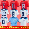 2023 Top Angleterre Toone Soccer Jerseys Angleterre Coupe du monde Angleterre Maillot de football Kirby White Bright Mead Kane Sterling Rashford Sancho Grealish Hommes Kit Enfants