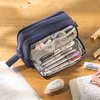 Giocattoli per l'apprendimento Astuccio per matite Astucci Organizador Lapices 3 scomparti Scatola per matite Estojo Kawaii Cancelleria Pouch Materiale scolastico