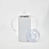 12oz Kids Double Wall Stainless Steel Pacifier Sippy Cup Insulated Sublimation Blank Kids Sippy Cup G0822