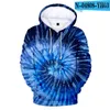 Sweats à capuche pour hommes Y2K Vêtements Enfants Tie Dye 3D Sweat à capuche imprimé Femmes Hommes Personnalité de la mode Harajuku Veste colorée Garçon Fille