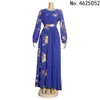 Etniska kläder Afrikanska spetsklänningar för kvinnor kvällsfestklänning klänning Robe Africaine Femme Africa Elegant Kaftan Maxi 230821