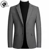 XiaoYudian Solid Blazer British Stylish Male Blazer Suit Jacket Business Casual For Men Regular Woolen coat Brand 201128312o