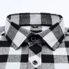 Męskie koszule Fall Inteligentne swobodne flanelowe koszulka Męska Marka Mężczyzny Biuro Business Office Długie rękawy Wysokiej jakości Ubrania 230822