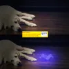 Yalnız E17 UV LED El Feneri 365nm Ultraviyole Zoomable Görünmez Kedi Köpek Evcil Hayvan Lekeleri Avlant Markeri Damin AAA 18650 Battery ZZ