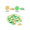 Party Decoration St. Patricks Day Shamrock Plastic Coin Lucky Coins Holiday Favors Child Game County Diy Table Sprinkles Decor Gre DH2B1