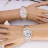 Venda de relógios de pulso !!! Desconto Melissa Crystal Rhinestones Lady Men's Women's Women Japan Mov't Hours Hours Metal Bracelet Girl's Gift
