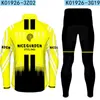 Men's Jackets Long Sleeve Cycling Suit Breathable Mountain Zipper Bike Wear Yellow Print Jersey