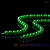 Chaînes Vert Jade Perle Collier Talismans Accessoires De Mode Pierres Précieuses Perlées Énergie Pierre Précieuse Amulette Naturelle Bijoux Hommes Cadeau Charme