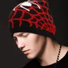 Beanie Skull Caps Cobweb Jacquard Sticked Fall Winter Beanies Hats Thermal Cartoon Cold Bonhnets For Women Men gothic skallies unisex 230822