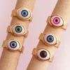 Anneaux de mariage Big Eye pour femmes 2023 été Simple cuivre mal anneau Banquet bijoux fiançailles Anillos