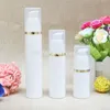 Gold Line Plastic Travel Bottles Empty DIY Portable Cosmetic Packaging With Airless Bottle Packing 100pcs/lot Pensv