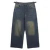 Herren Jeans Retro Vintage Jeans für Männer Y2K Street Hip-Hop Lose Wide Bein gerade Beinhosen Trend Retro Herrenkleidung 230815