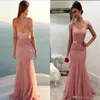 2019 Date Chic Une Épaule Blush Rose Robe De Bal Sans Manches Longues Vacances Formelles Porter Graduation Robe De Soirée Sur Mesure Made276i