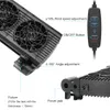 Filtratie Verwarming Aquarium Koelventilator 8 Variabele snelheid Verstelbare groothoekkoeler Fish Tank Fit voor 15 mm Tank Thinckness 230821