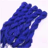 Arts And Crafts 20Yards 1.0Mm Nylon Cord Thread Chinese Knot Rame Rattai Braided String For Jewelry Making Diy Tassels Beading Shamb Otfst